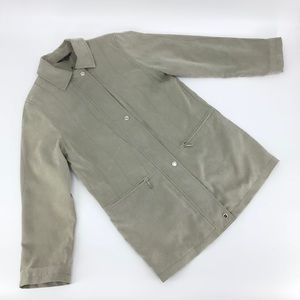 Sequence Petites Lightweight Biege Car Coat S NWOT